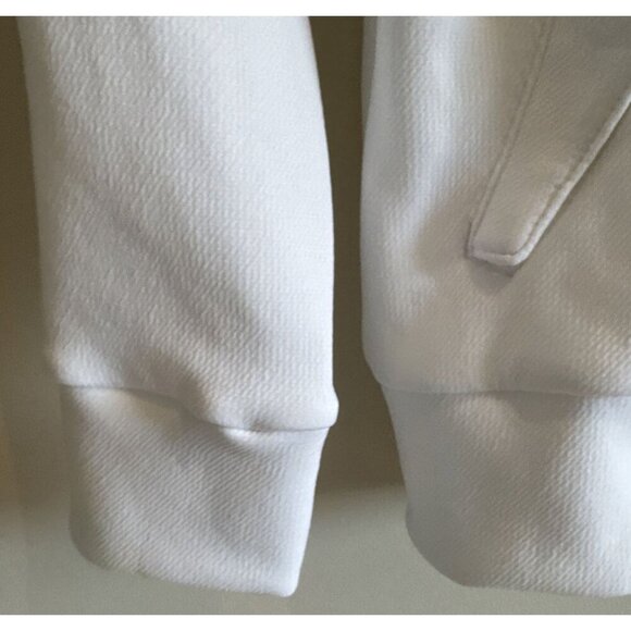 "NEW Adidas Women's Knitted Golf Jacket XS White, Soft Double Knit, HS8975 - Picture 8 of 14